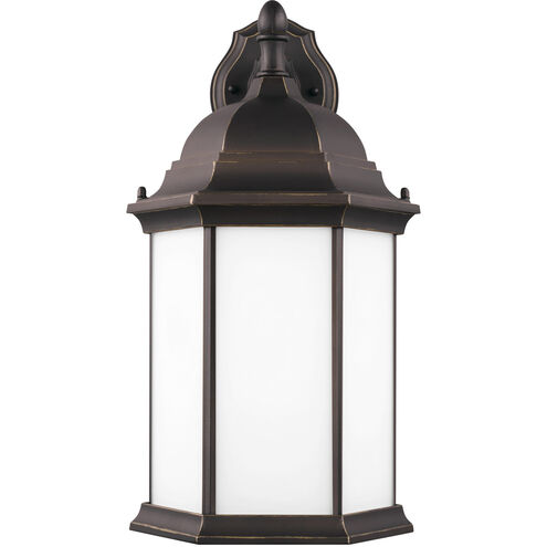 Sevier 1 Light 18.75 inch Antique Bronze Outdoor Wall Lantern, Large