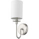 Ella 1 Light 5 inch Brushed Nickel Wall Sconce Wall Light