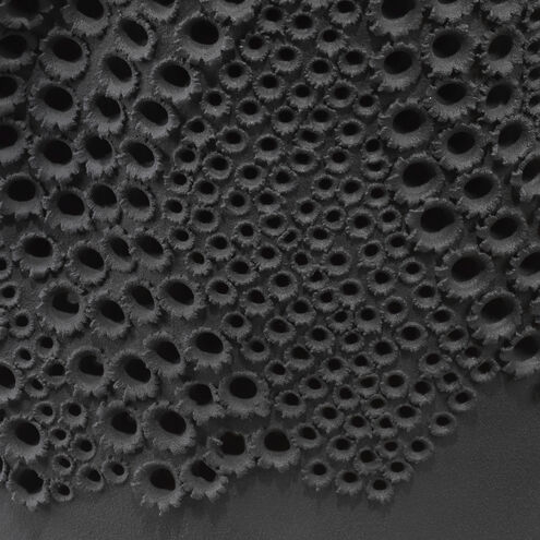 Dynasty 14 X 12 inch Vase in Matte Black Porcelain