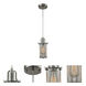 Austere Quincy Hall 1 Light 5 inch Brushed Satin Nickel Mini Pendant Ceiling Light, Austere
