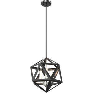 Polygon 3 Light 15.25 inch Pendant