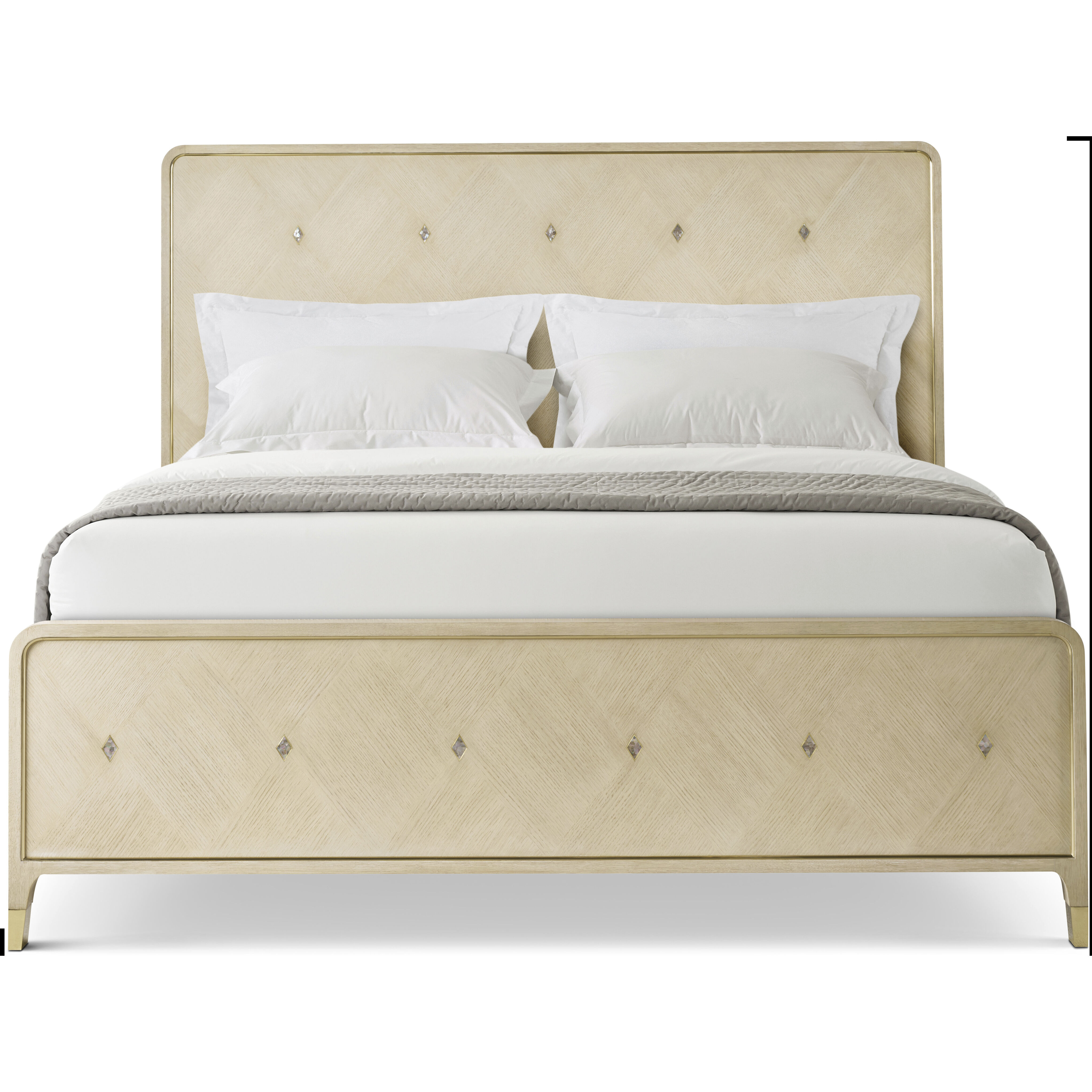 Judith Leiber Couture Martini US King Bed, Wooden