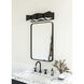 Cubix LED 24.5 inch Black and White Bath Vanity Light Wall Light