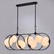 Concentro 8 Light 56 inch Dark Bronze Linear Chandelier Ceiling Light