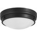 ML 2 Light 13 inch Coal Flush Mount Ceiling Light