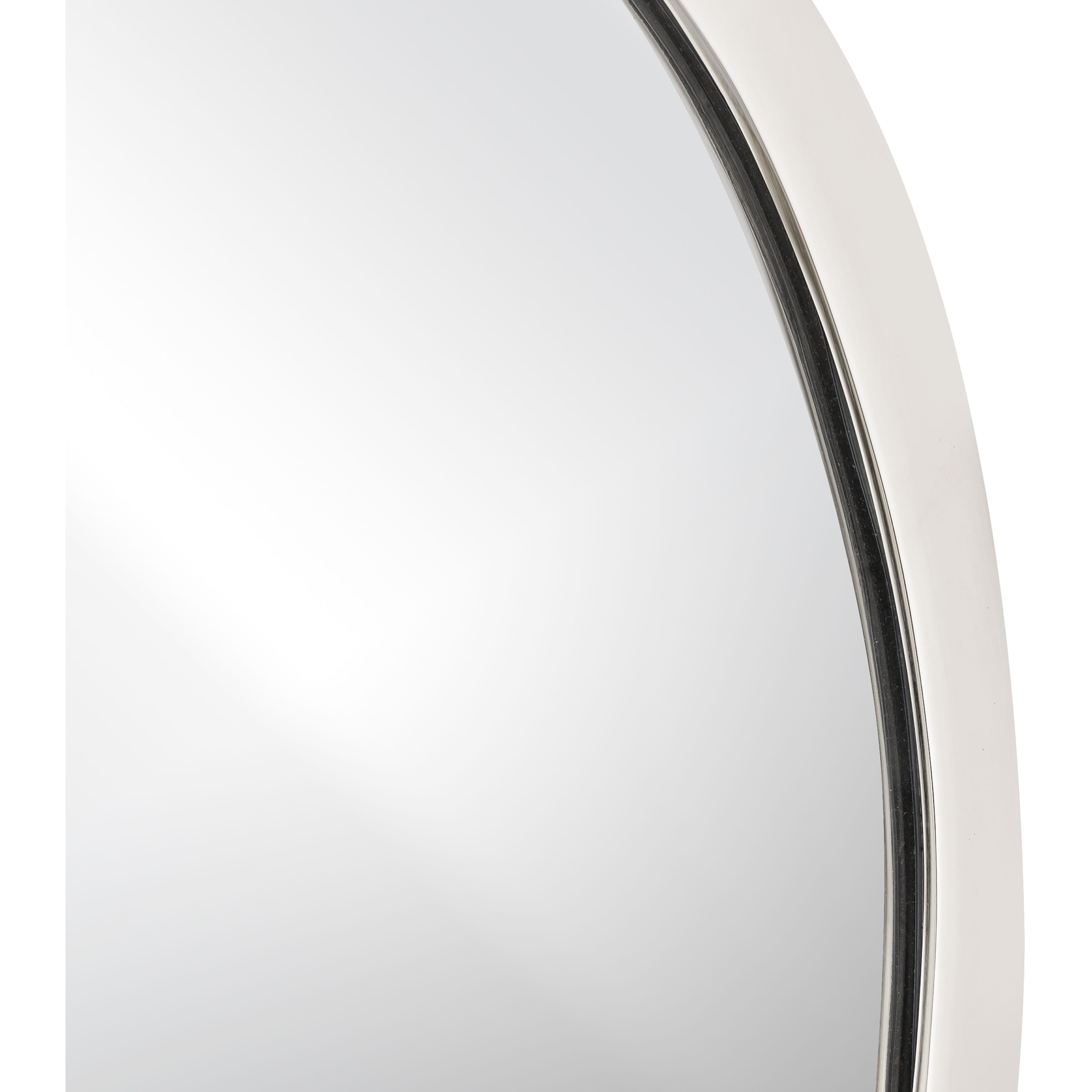 Flex 30 X 16 inch Polished Nickel with Mirror Wall Mirror