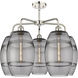 Ballston Vaz 5 Light 26 inch Polished Nickel Stem Hung Chandelier Ceiling Light