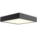 Alora Mood Sydney LED 11.13 inch Matte Black Flush Mount Ceiling Light
