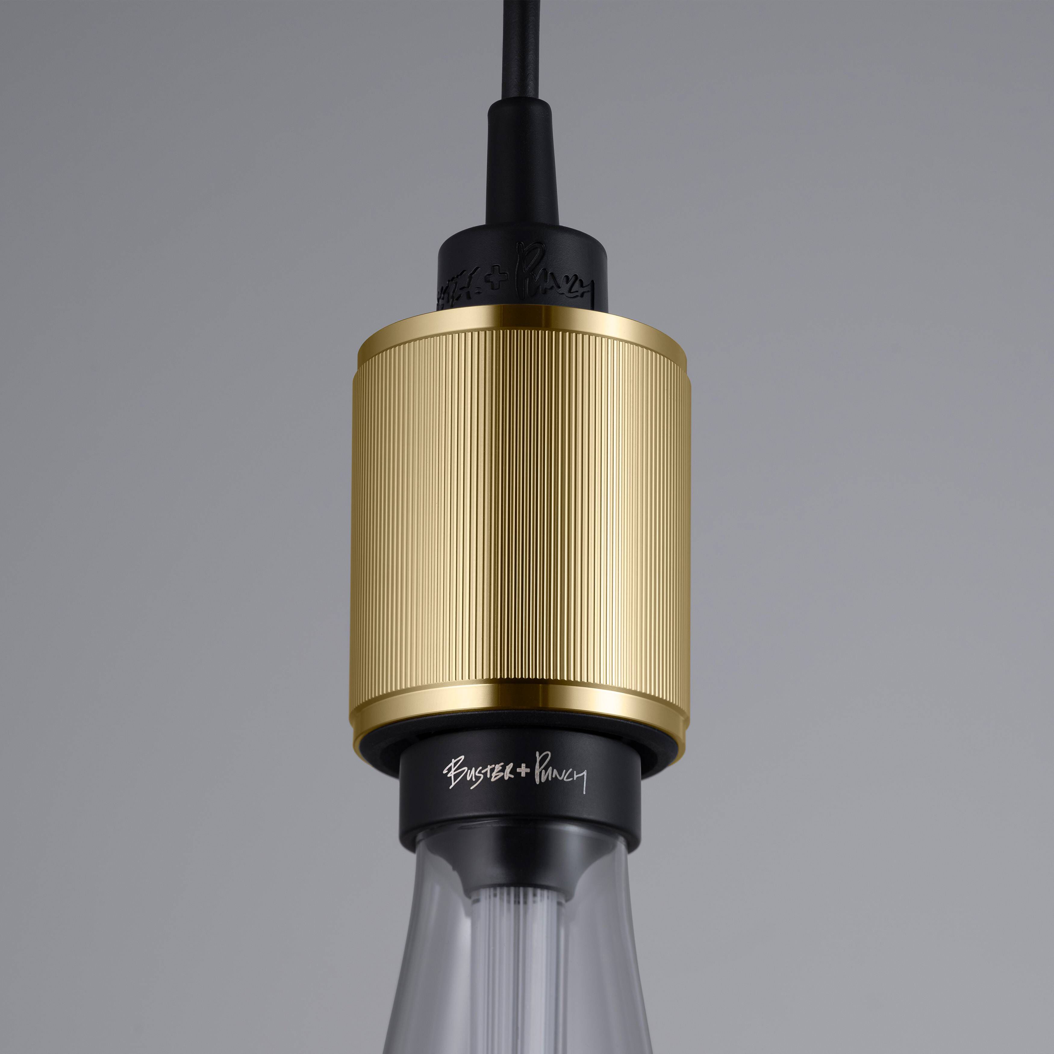 Heavy Metal LED 4.72 inch Brass Pendant Ceiling Light