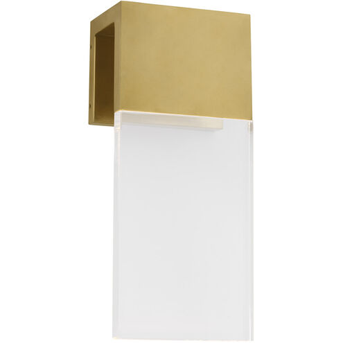 Kelly Wearstler Kulma LED 10.5 inch Natural Brass Outdoor Wall Light, Integrated LED
