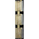 Claritas 3 Light 6.25 inch Polished Brass Wall Sconce Wall Light