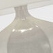 AERIN Rana 24.75 inch 15.00 watt Bone Craquelure Wide Table Lamp Portable Light, Medium
