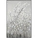 Meadow Mist Gray with White and Silver Framed Wall Art, Set of 2