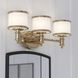 Carlisle LED 22 inch Natural Brass Bathroom Light Wall Light