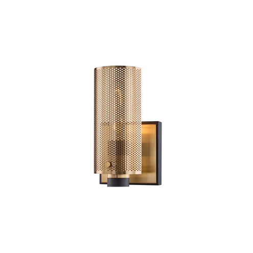 Michael 1 Light 5 inch Modern Bronze And Aged Brass Wall Sconce Wall Light