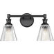 Auden 2 Light 17.75 inch Matte Black Bath Vanity Wall Light