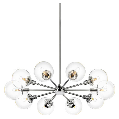 Orb 10 Light 32 inch Polished Chrome Pendant Ceiling Light