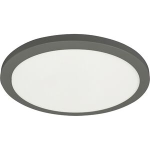 Franchesa LED 16 inch Matte Black Flush Mount Ceiling Light
