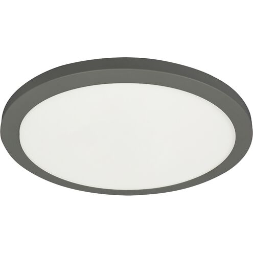 Franchesa LED 16 inch Matte Black Flush Mount Ceiling Light
