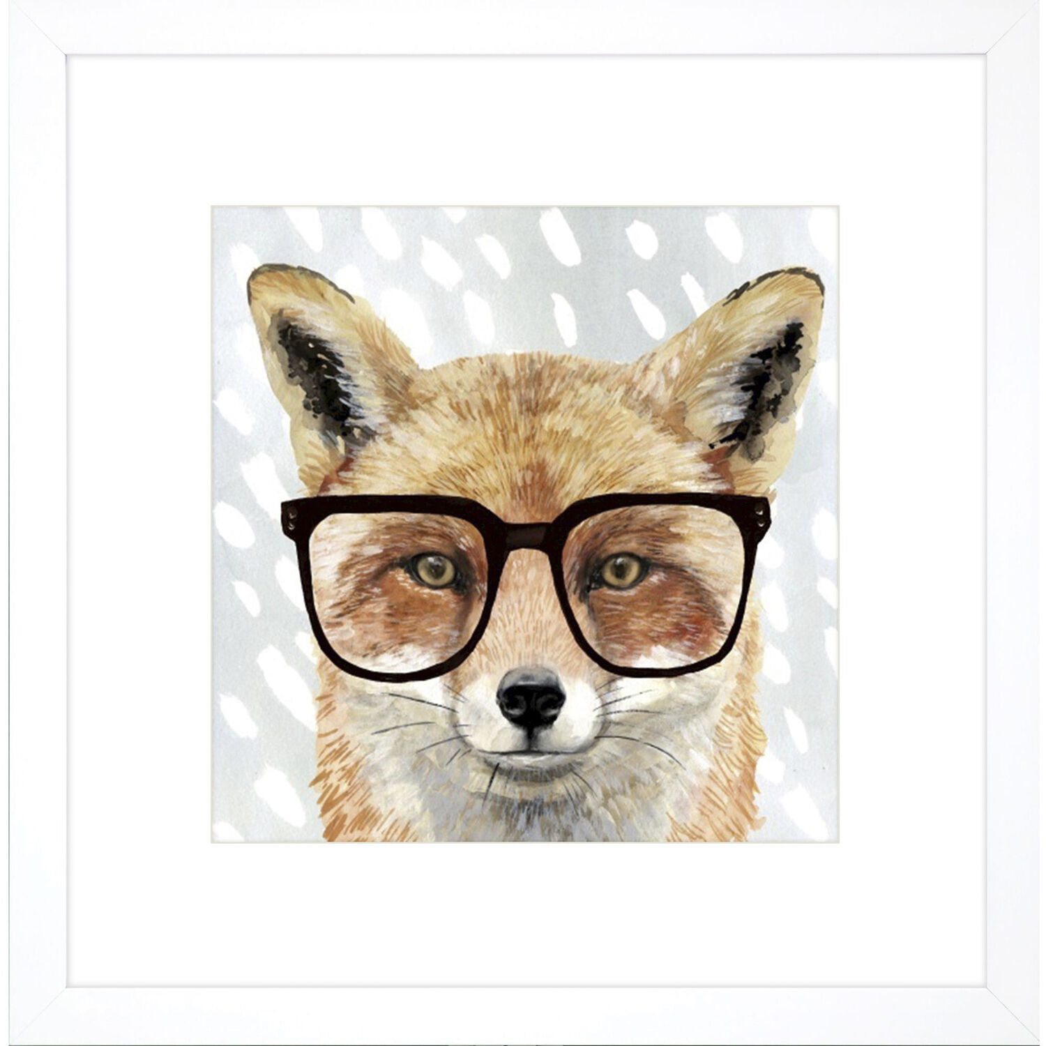 Four Eyed Forester Rust and Black and Gray Framed Art, Propac