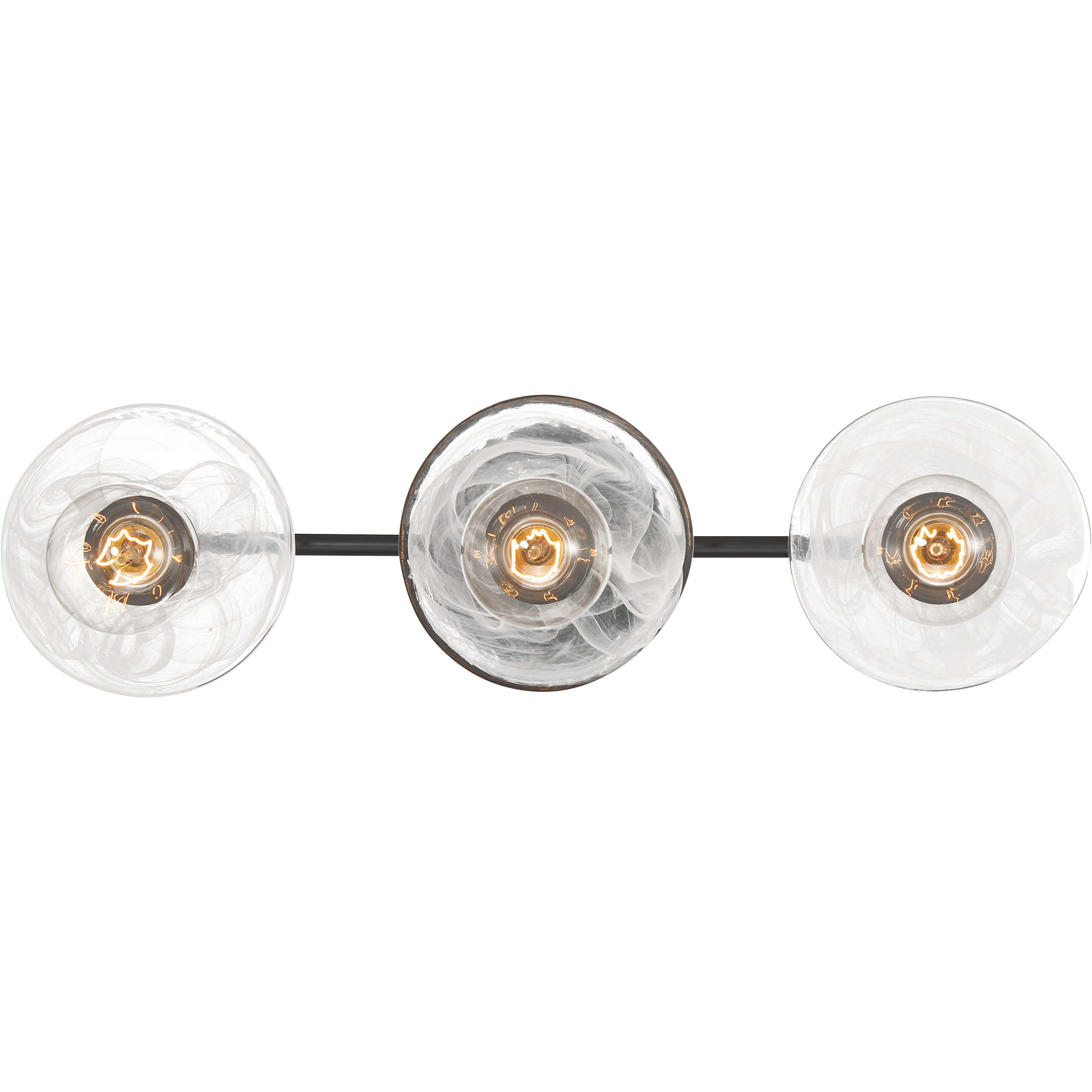 Vapors 3 Light 23.25 inch Coal Bath Light Wall Light