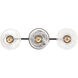 Vapors 3 Light 23.25 inch Coal Bath Light Wall Light