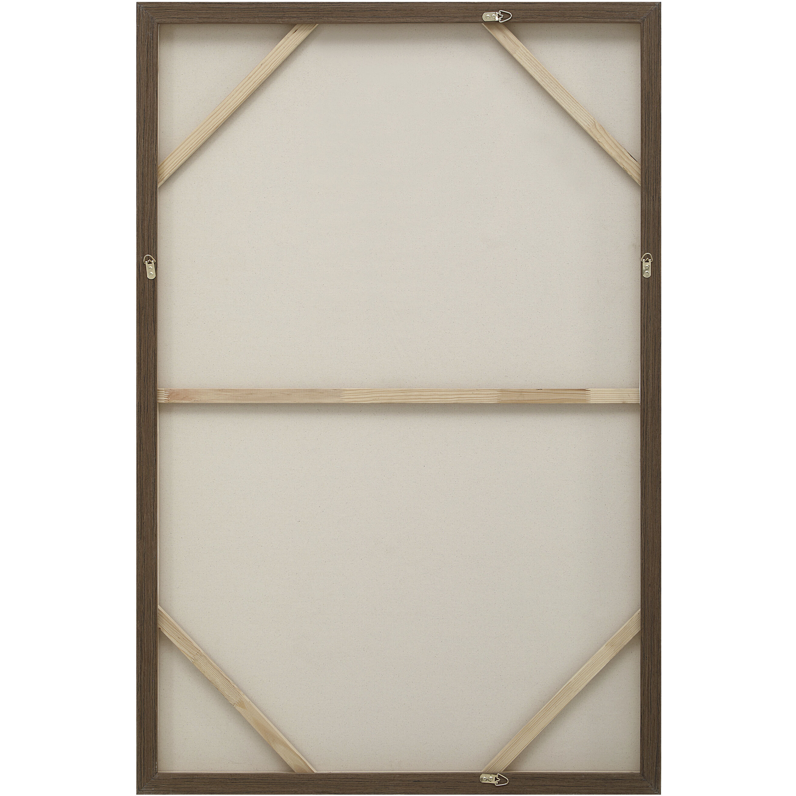 Beatrix Multicolor and Dark Oak Canvas Art