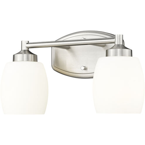 Kendrick 2 Light 14.5 inch Brushed Nickel Bath Vanity Light Wall Light