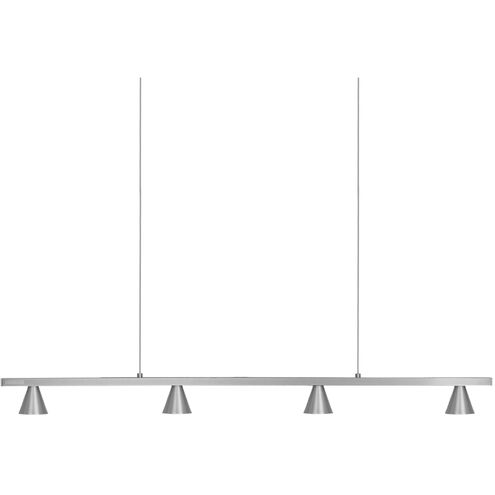 Dune LED 36.88 inch Brushed Nickel Linear Pendant Ceiling Light