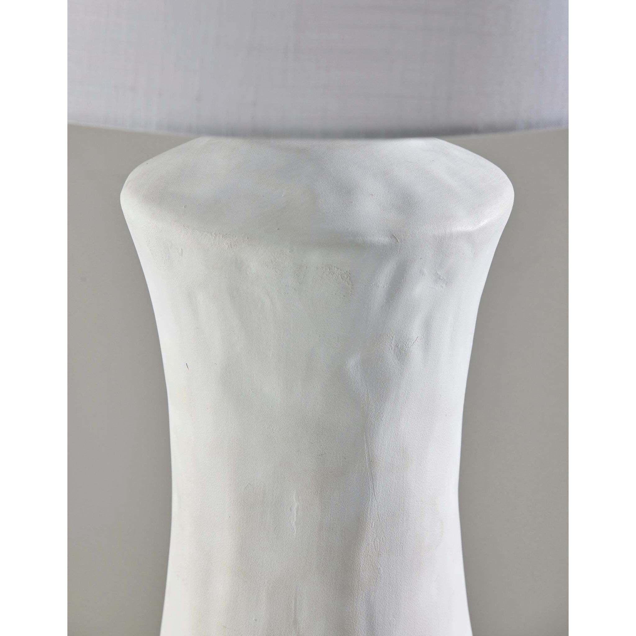 Marissa 26 inch 100.00 watt Matte White Ceramic Table Lamp Portable Light