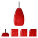 Pera 9 LED Black Cord Pendant Ceiling Light