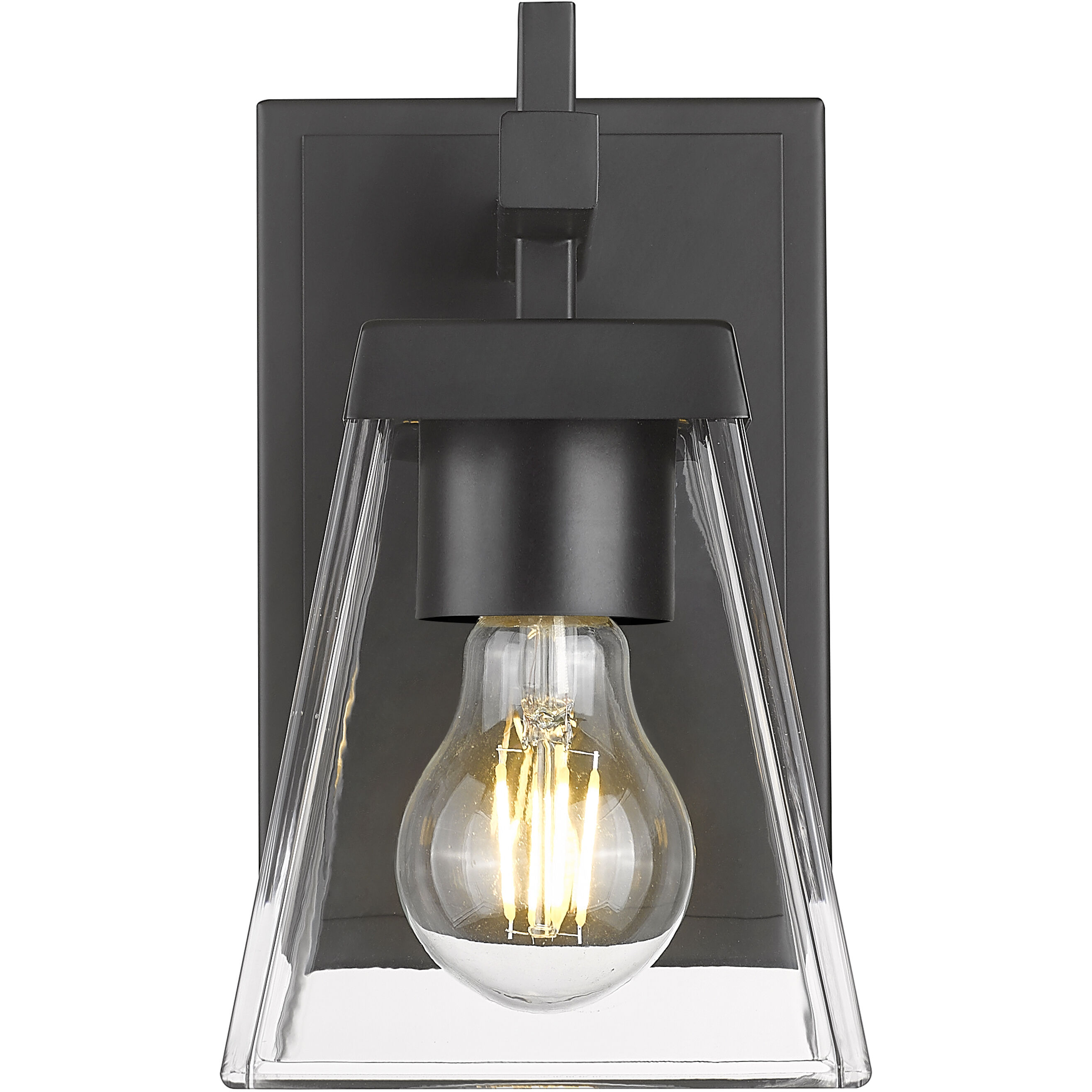 Lauren 1 Light 5 inch Matte Black Wall Sconce Wall Light