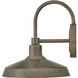 Coastal Elements Forge 1 Light 13.25 inch Burnished Bronze Outdoor Wall Mount Barn Light