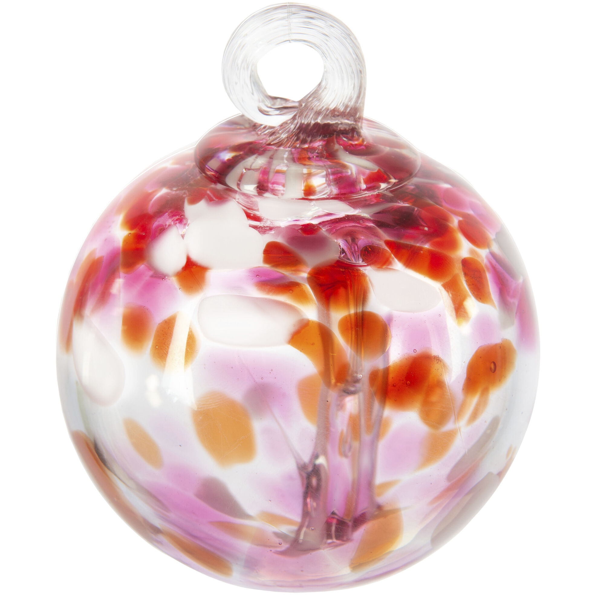 Tree Of Life Multi-color Art Glass Orb