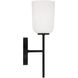 Lawson 1 Light 5 inch Matte Black Sconce Wall Light