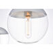 Oyster Bay 5 Light 8 inch Chrome Pendant Ceiling Light
