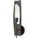 Passage 1 Light 5.3 inch Oil Rubbed Bronze Sconce Wall Light in Frosted