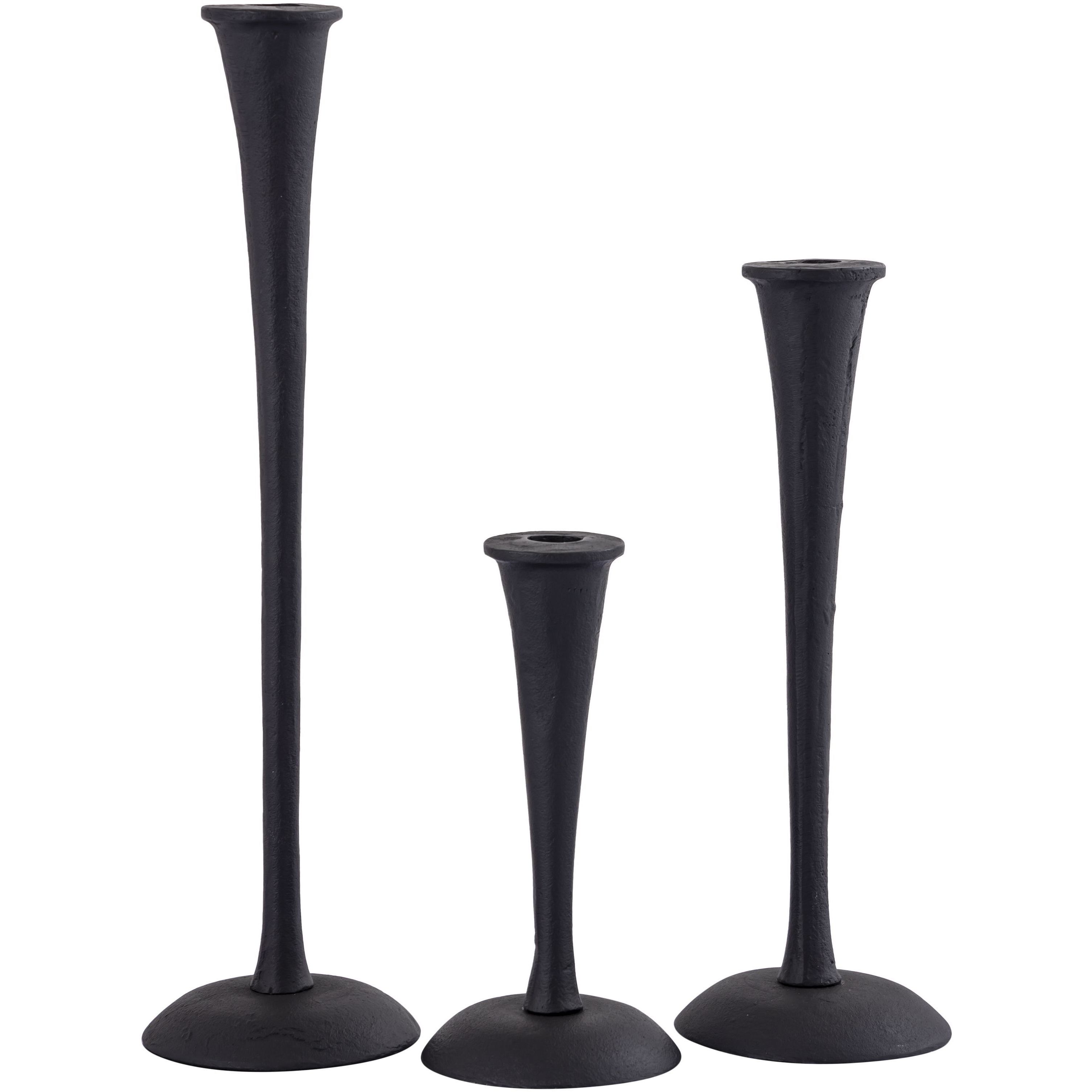 Trumpet 16 X 3.25 inch Candleholder, Set of 3