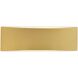 Ambiance LED 16 inch Muted Yellow ADA Wall Sconce Wall Light