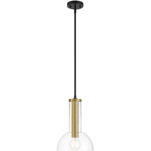 Nova 1 Light 10 inch Matte Black Pendant Ceiling Light