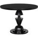 Varick 40 X 40 inch Hand Rubbed Black Dining Table