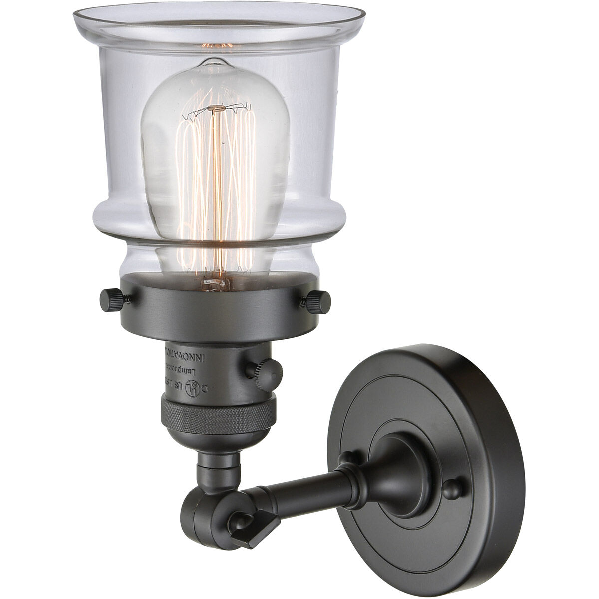 Franklin Restoration Small Canton LED 6.5 inch Oil Rubbed Bronze Sconce Wall Light, Franklin Restoration