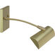 Zenith 4.5 watt 12 inch Satin Brass Picture Light Wall Light, Direct Wire