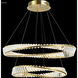 Contemporary LED Gold Crystal Chandelier Ceiling Light