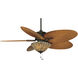 Blades Plastic Composite Palm Brown/Red 22 inch each Fan Blades