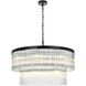Harlow 14 Light 32 inch Black Chandelier Ceiling Light