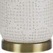 Sedalia 24 inch 150 watt Ivory Table Lamp Portable Light