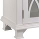 Anastasia 72 X 19 inch Antique White with Clear Credenza