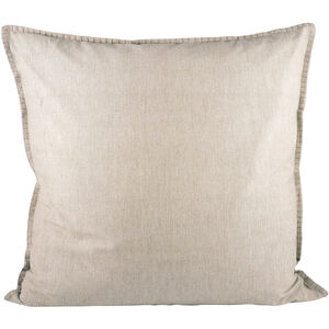 Chambray 24 inch Chateau Grey Pillow Cover