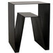 Quintin 26 X 19.5 inch Matte Black Side Table